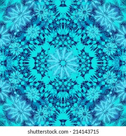 Seamless laced christmas pattern