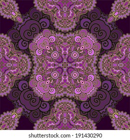 Seamless laced decorative pattern