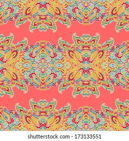 Seamless laced decorative vector pattern