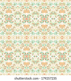 Seamless laced floral pattern