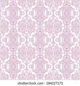 Seamless laced floral pattern 