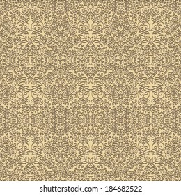 Seamless laced floral pattern 