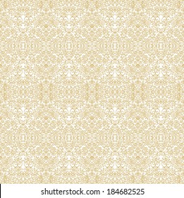Seamless laced floral pattern 