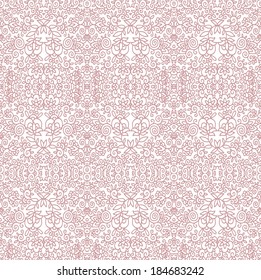 Seamless laced floral pattern 