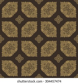Seamless laced ornamental background