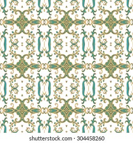 Seamless laced ornamental background
