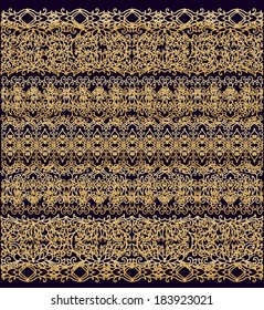 Seamless laced pattern