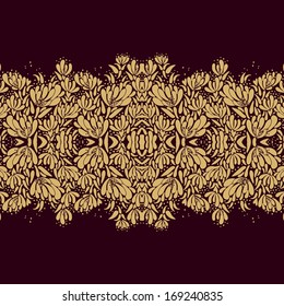 Seamless laced ribbon