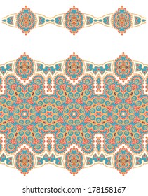 Seamless laced vector pattern