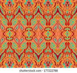 Seamless laced vector pattern in turkish style