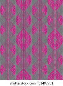 Seamless Laces pink gray pattern