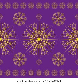 Seamless lacy ornament