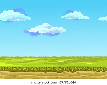 Seamless Landscape, Vector illustration