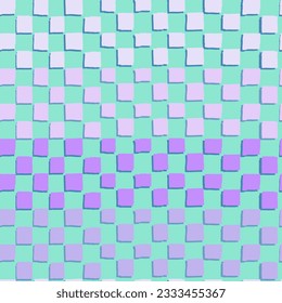 Seamless large checkered repeating pattern for wrapping paper, surface design and other design projects in futuristic aesthetics and retro futurism
