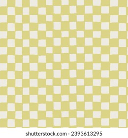 Seamless large checkered repeating pattern for wrapping paper, bedding, home design and other design projects in futuristic aesthetics and retro futurism