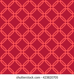 Seamless Lattice Pattern of Chinese Style.