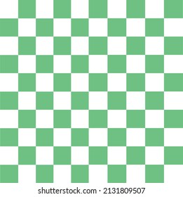 The Seamless Lattice Pattern Vector Repeating Green White Abstract Square Background