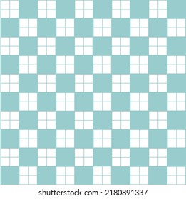 The Seamless Lattice Pattern Vector Repeating Blue White Abstract Square Background