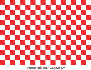 the Seamless Lattice Pattern Vector Repeating red  White Abstract Square Background