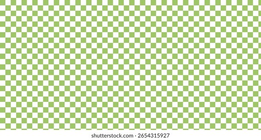 the Seamless Lattice Pattern Vector Repeating Green White Abstract Square Background. eps 10.