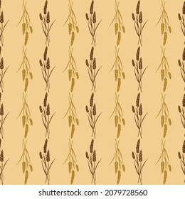 seamless laurel wreath floral pattern. Seamless pattern can be used for wallpaper, web page background, packaging