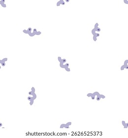 Seamless Lavender Confetti Minimal Pattern