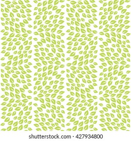 Seamless leaf background pattern.