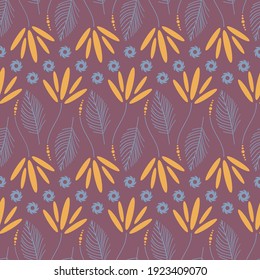 Seamless Leaf Design for Fabric and Textile Print