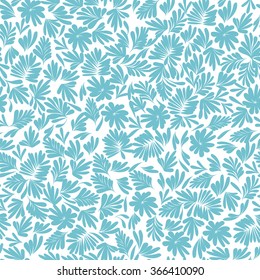 Seamless leaf Fern Pattern background