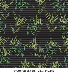 Seamless leaf, like fabric print. Suit for package design, wallpaper, fashion print, Housing wallpaper, arty-crafty.