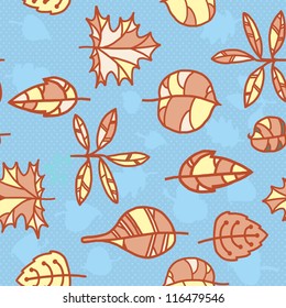 seamless leaf pattern