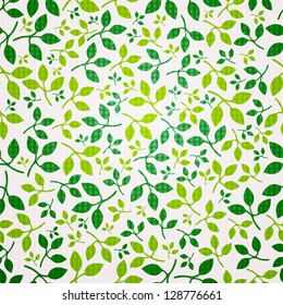 Seamless leaf pattern.