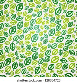 Seamless Leaf Pattern.