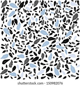 Seamless leaf pattern