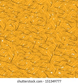 Seamless leaf pattern