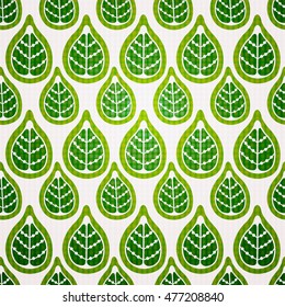 Seamless leaf pattern.