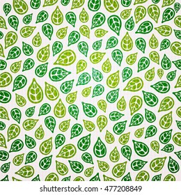 Seamless leaf pattern.