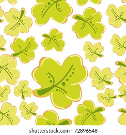 A seamless leaf pattern