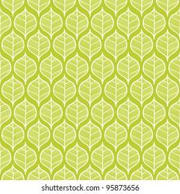 Seamless leaf pattern