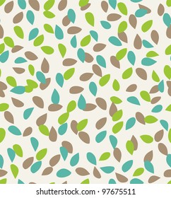 Seamless leaf pattern