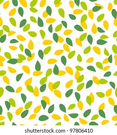 Seamless leaf pattern