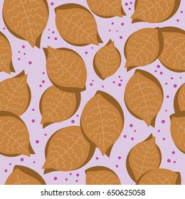 seamless leaf pattern. Abstract pattern with simple elements. 