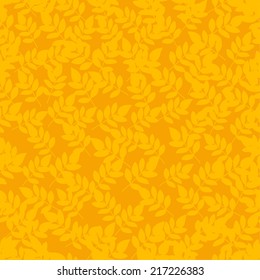 Seamless leaf pattern. Autumn pattern. Leaf vector background. 