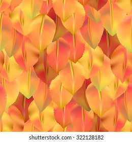 A seamless leaf pattern. Autumn vector illustration