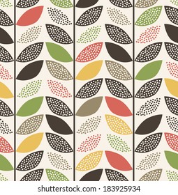 seamless leaf pattern background