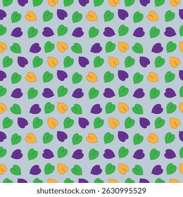 Seamless Leaf Pattern Background – Colorful Abstract Leaves Vector Design