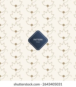 seamless Leaf pattern background design