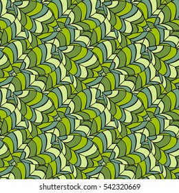 seamless leaf pattern and background vector illustration