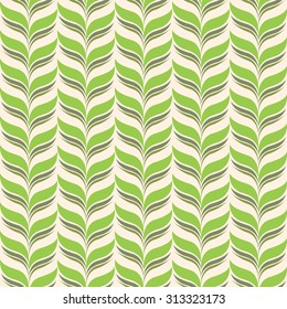 Seamless leaf pattern with geometric for design fabric,backgrounds, package, wrapping paper, covers, fashion
