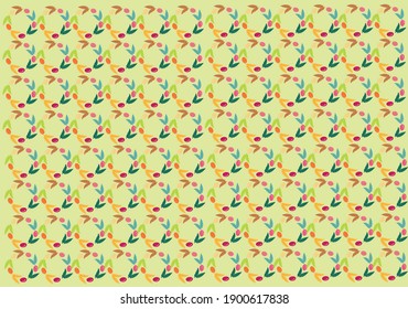 seamless leaf pattern good for print, background, etc